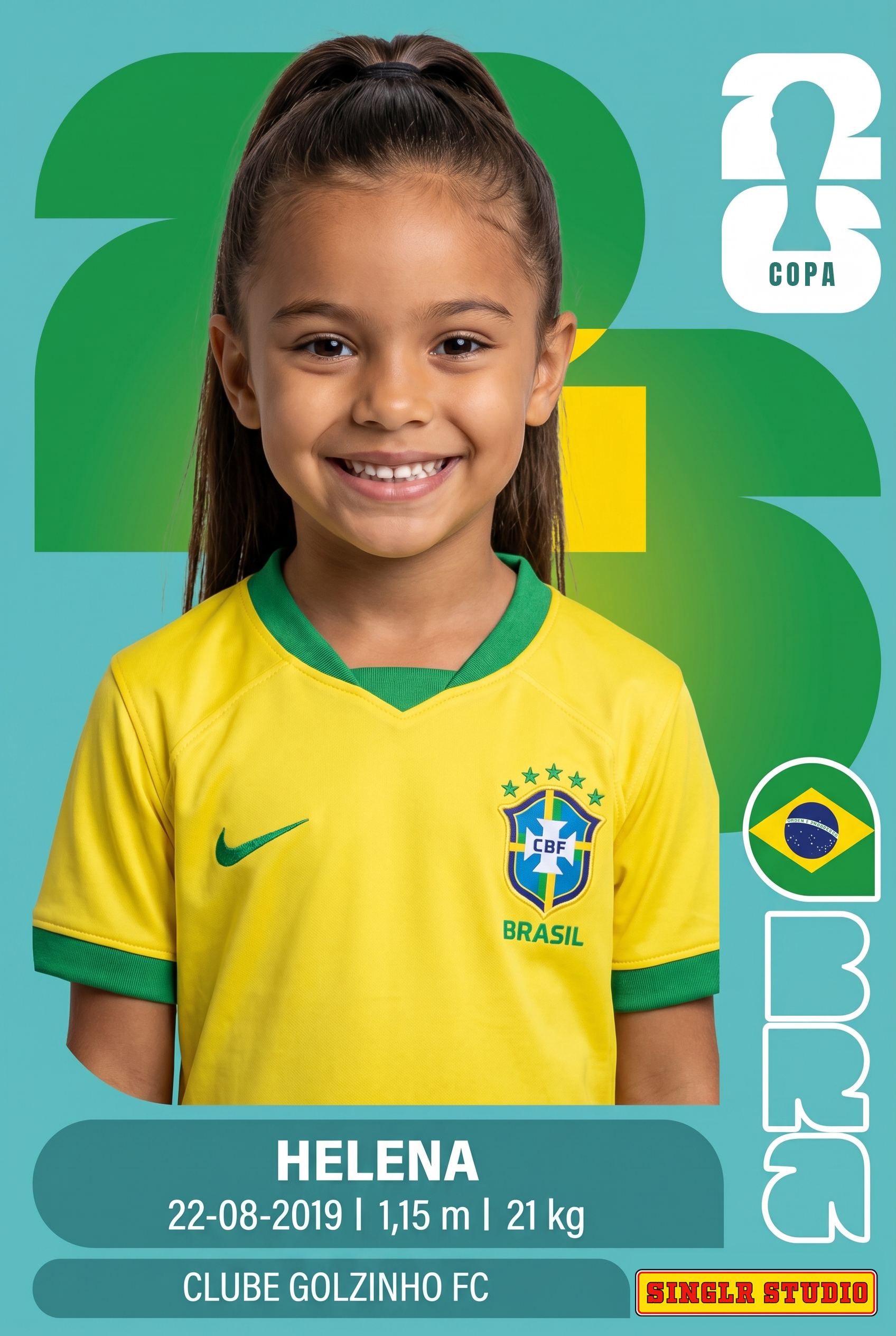 Figurinha criada por cliente